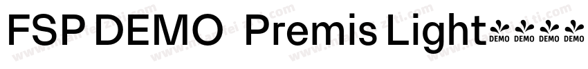 FSP DEMO   Premis Light字体转换